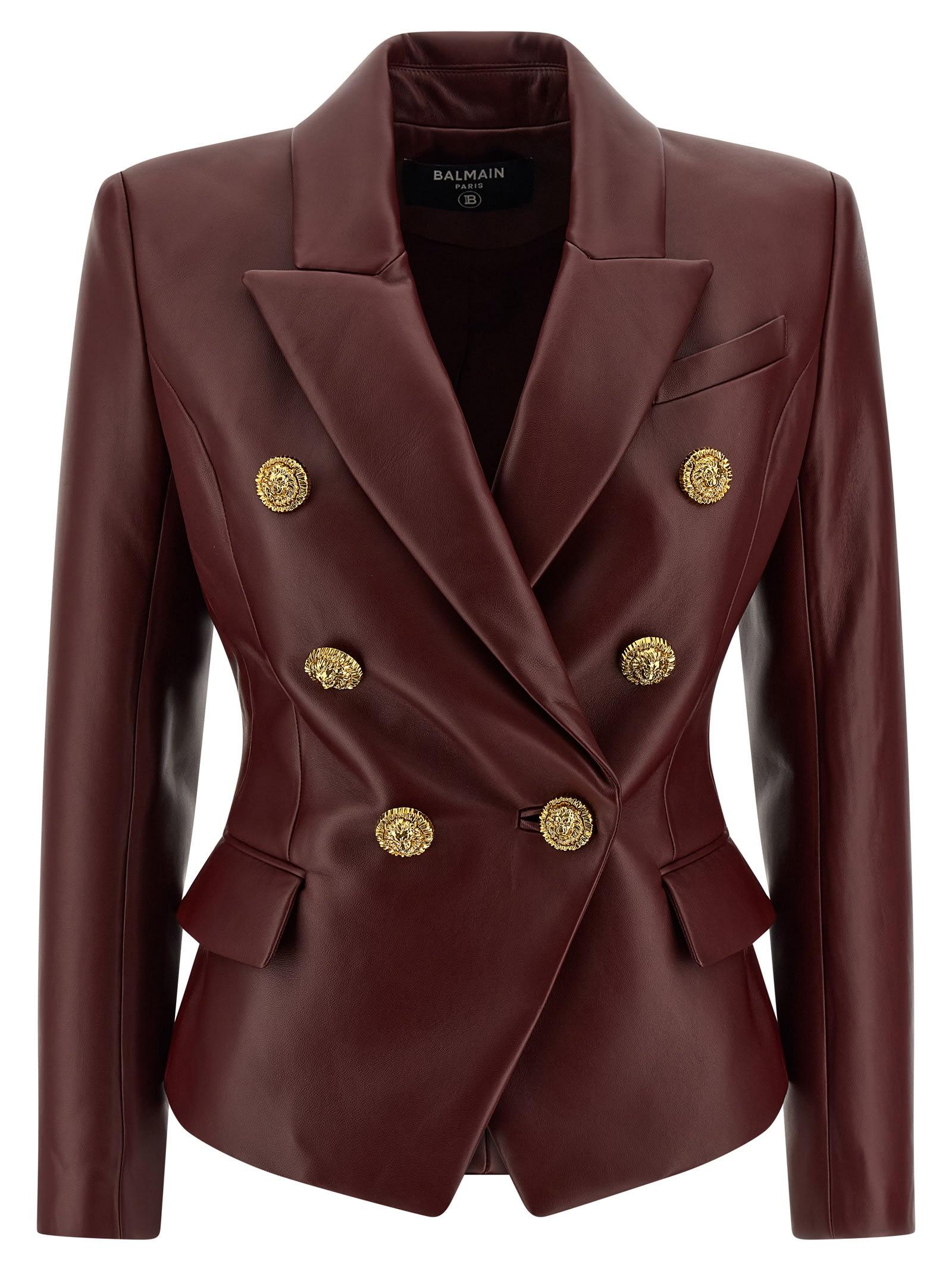 balmain 6 bottoni blazer