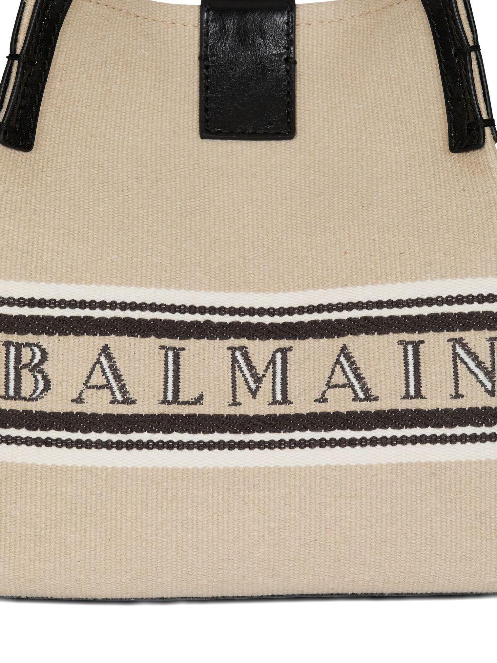 balmain bags beige polyester - women