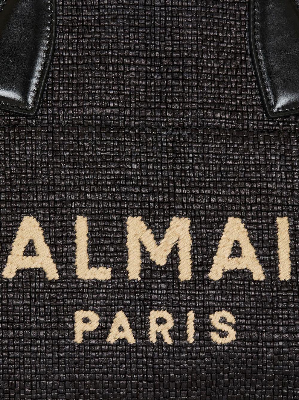 balmain bags black polyamide - women