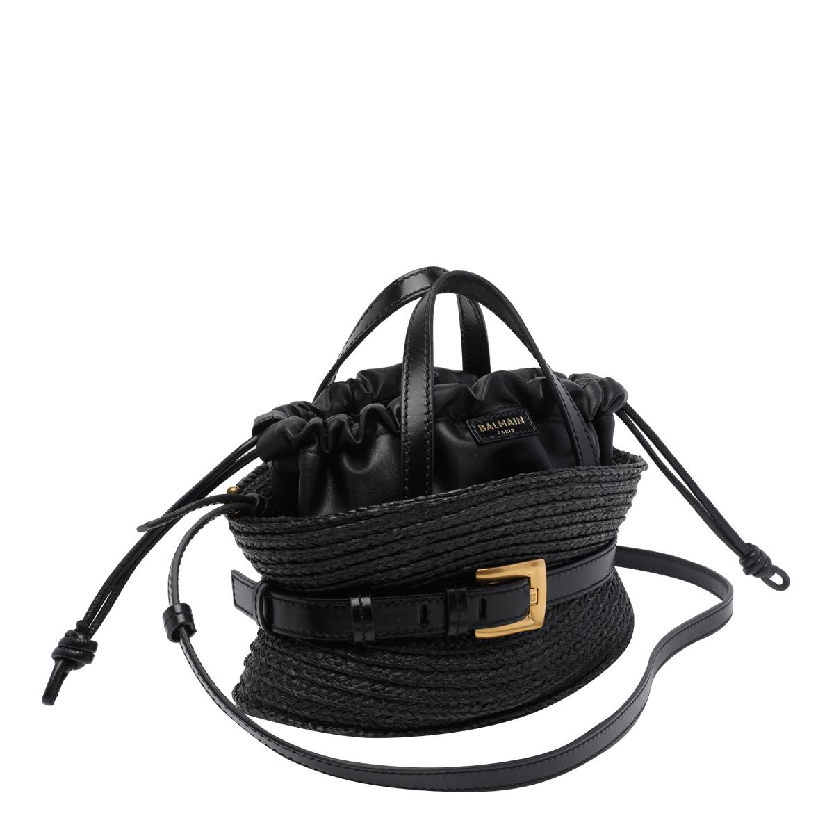 balmain bags black polypropylene - women