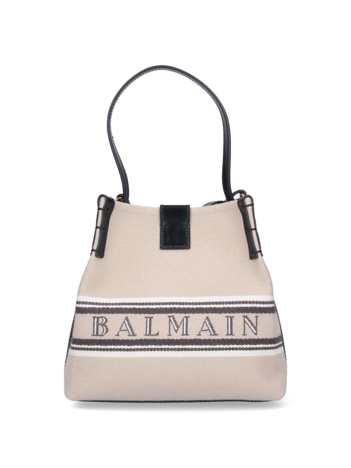 balmain bags white cotton - women
