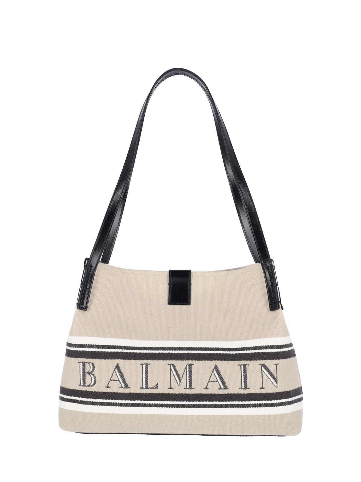 balmain bags white cotton - women