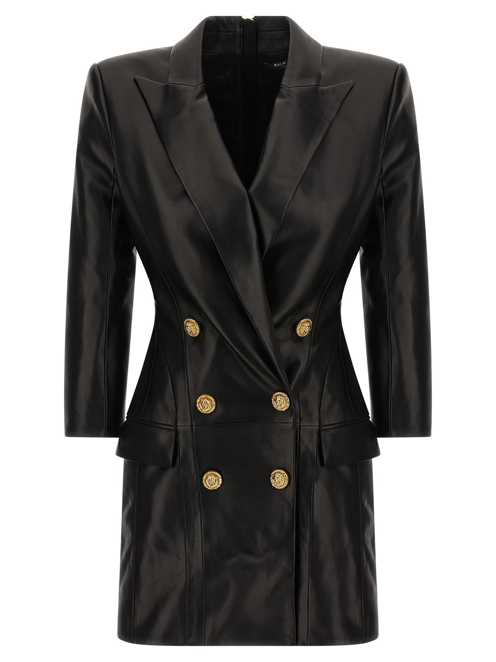 balmain blazer dress