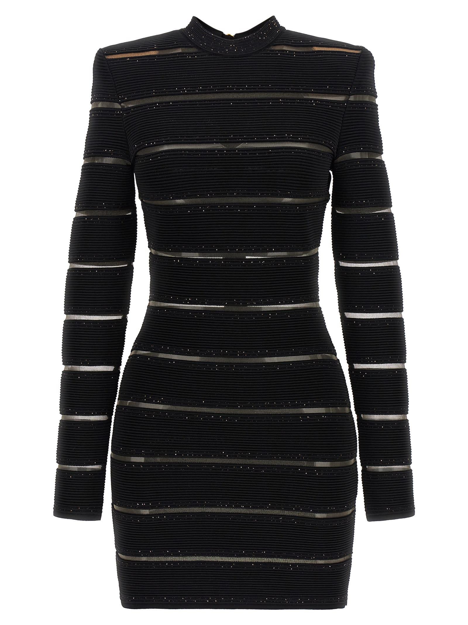 balmain bodycon dress