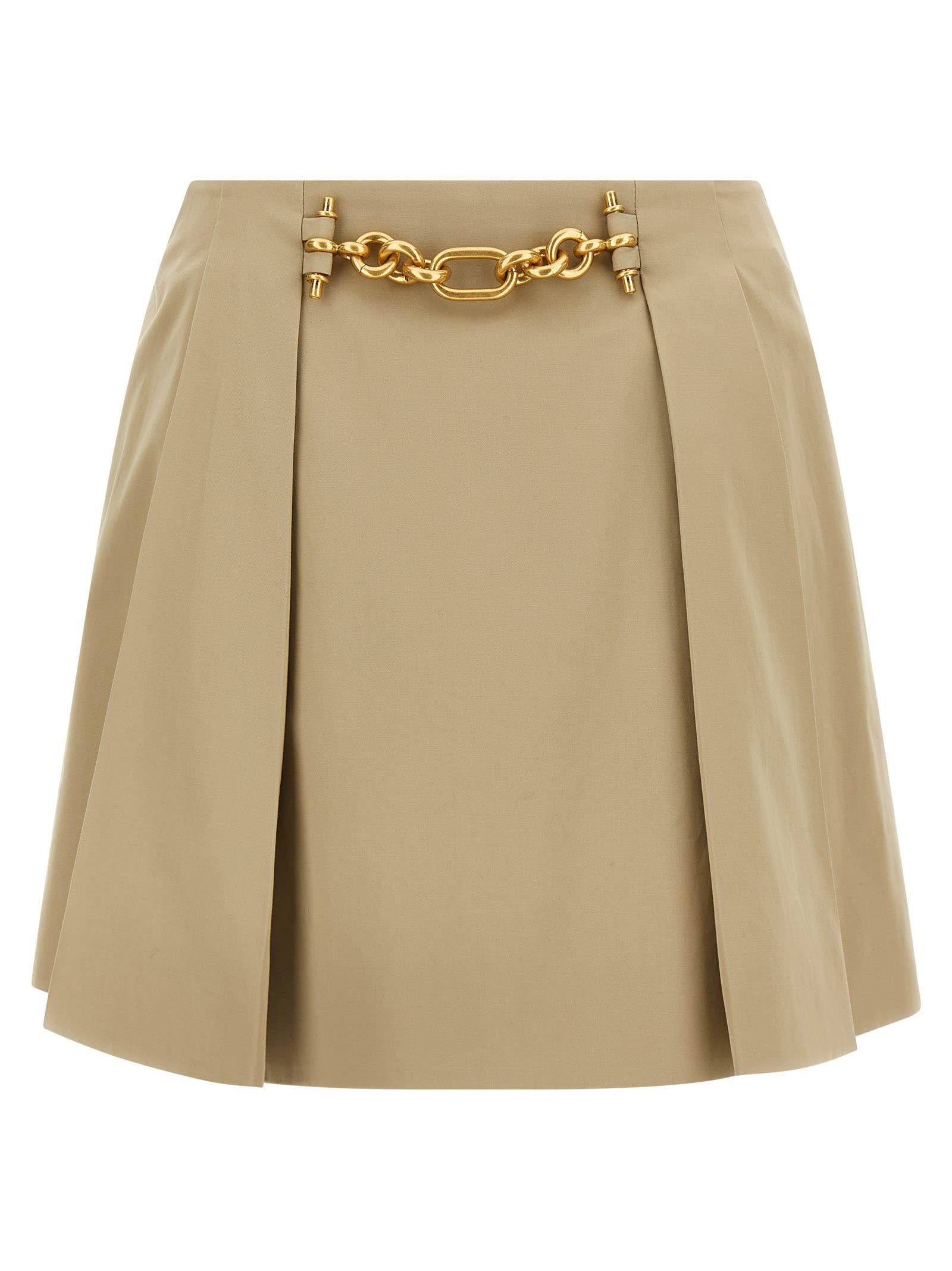 balmain chain skirt