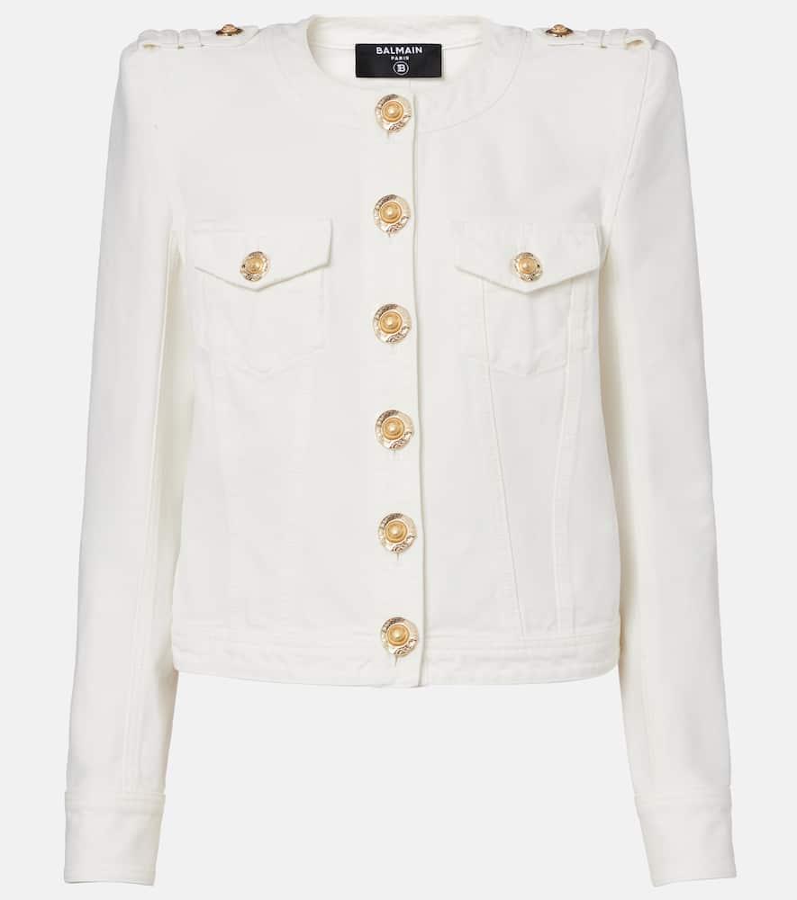 balmain cotton canvas jacket