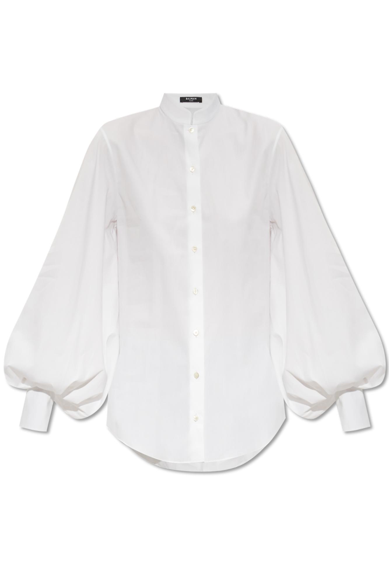 balmain cotton shirt
