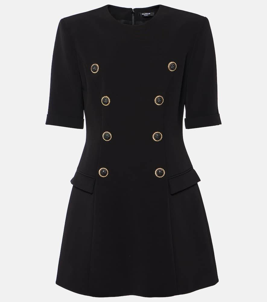 balmain crêpe minidress