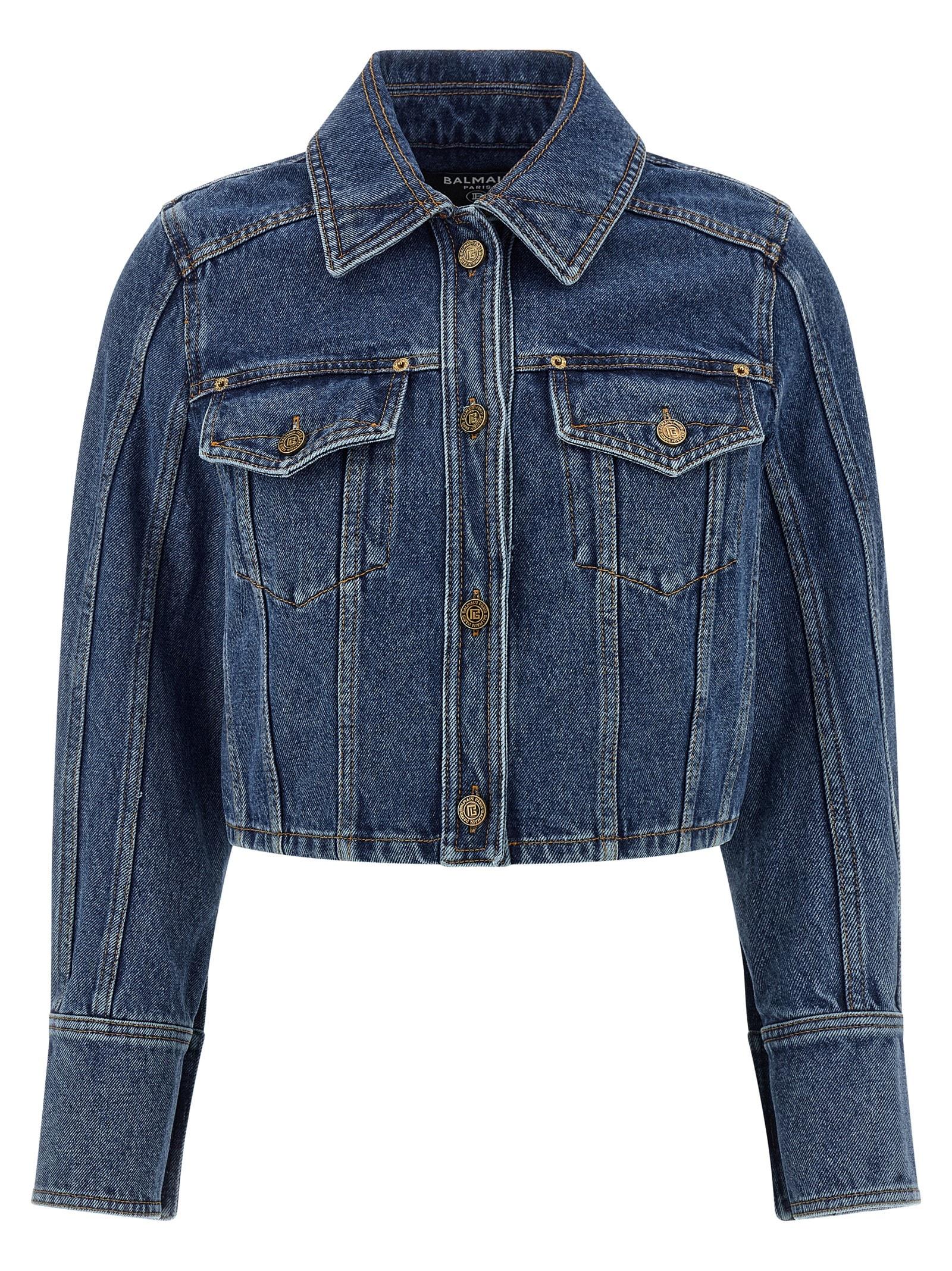 balmain denim jacket