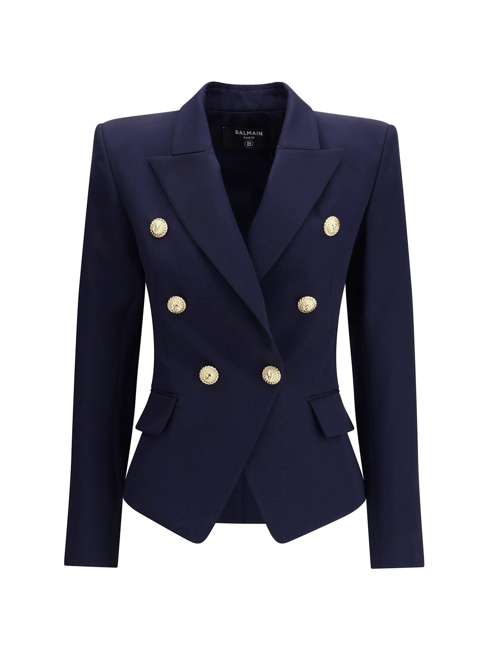 balmain double-breasted blazer