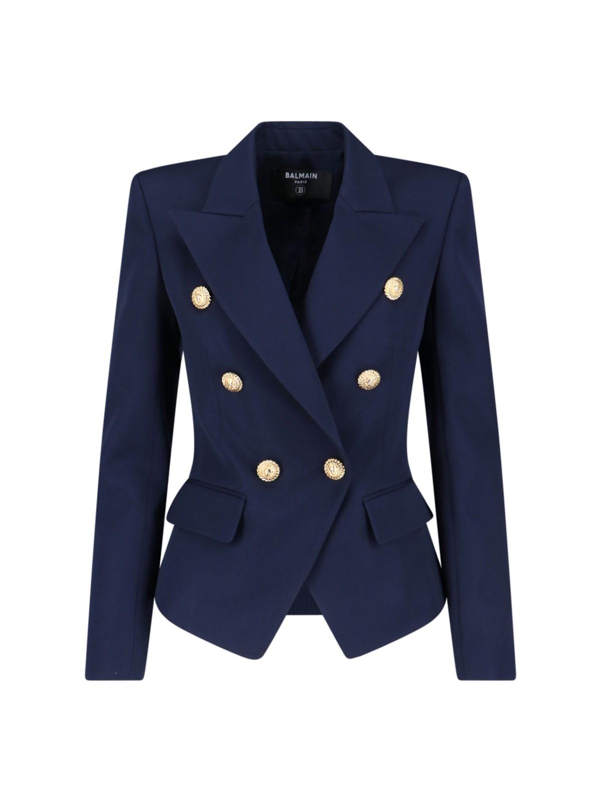 balmain double-breasted blazer