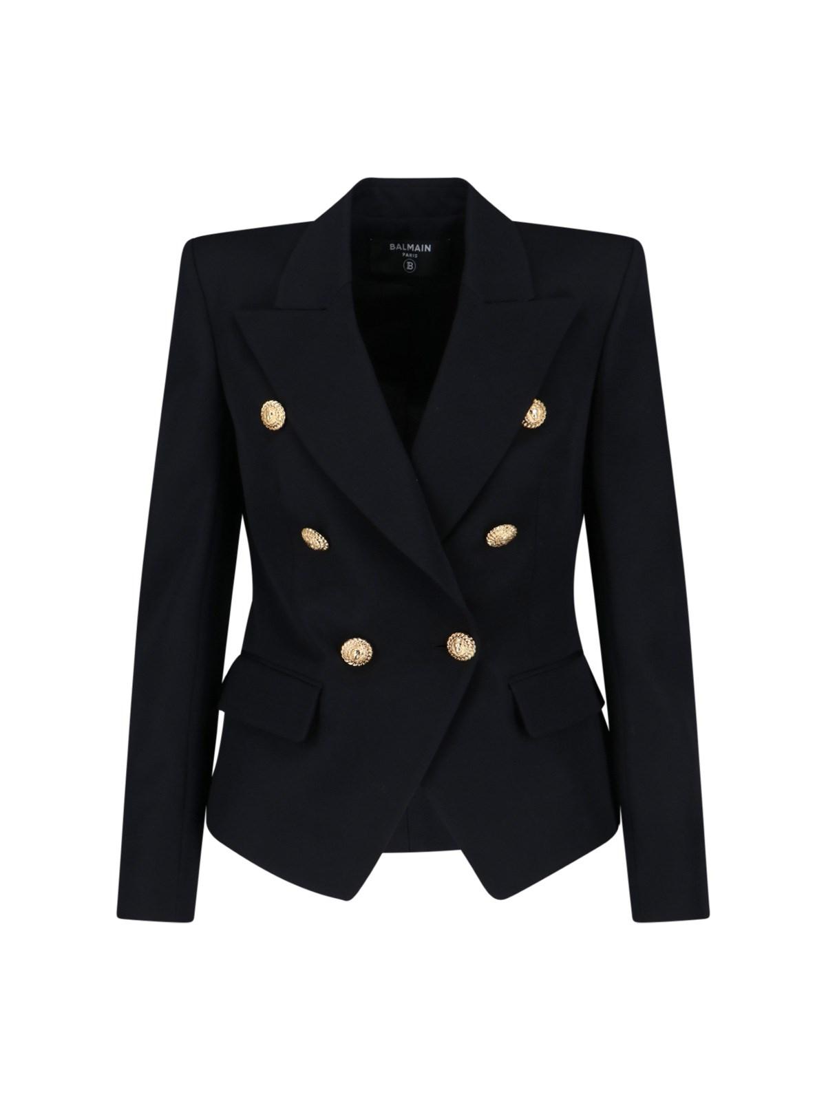 balmain double-breasted blazer