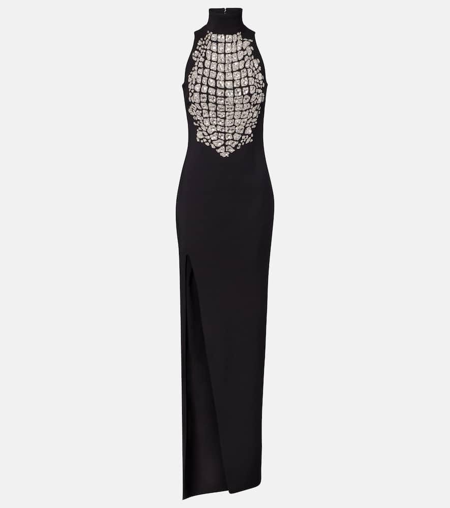balmain embellished gown