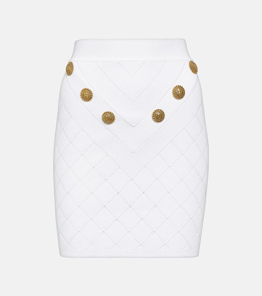 balmain embellished ribbed