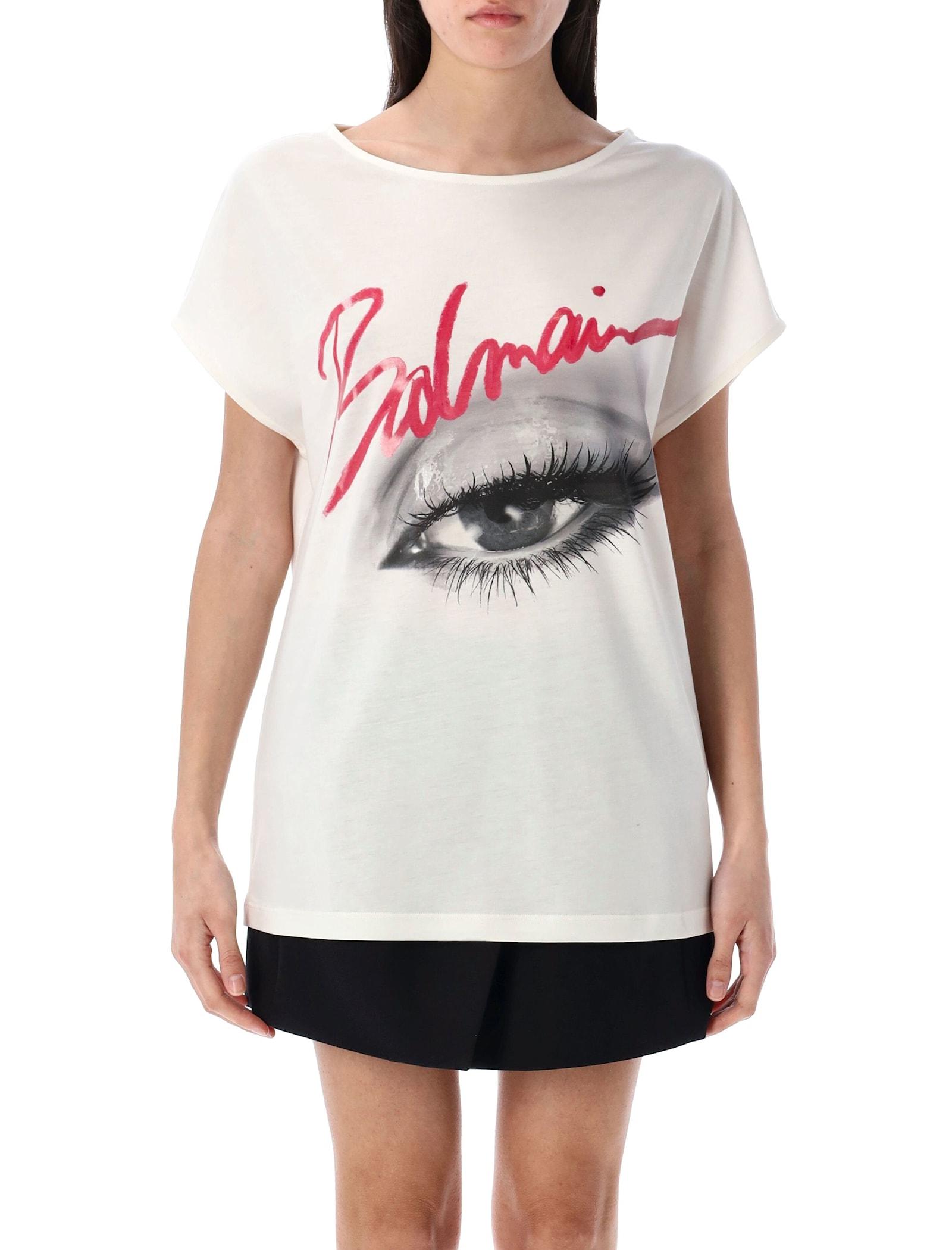 balmain eye t-shirt