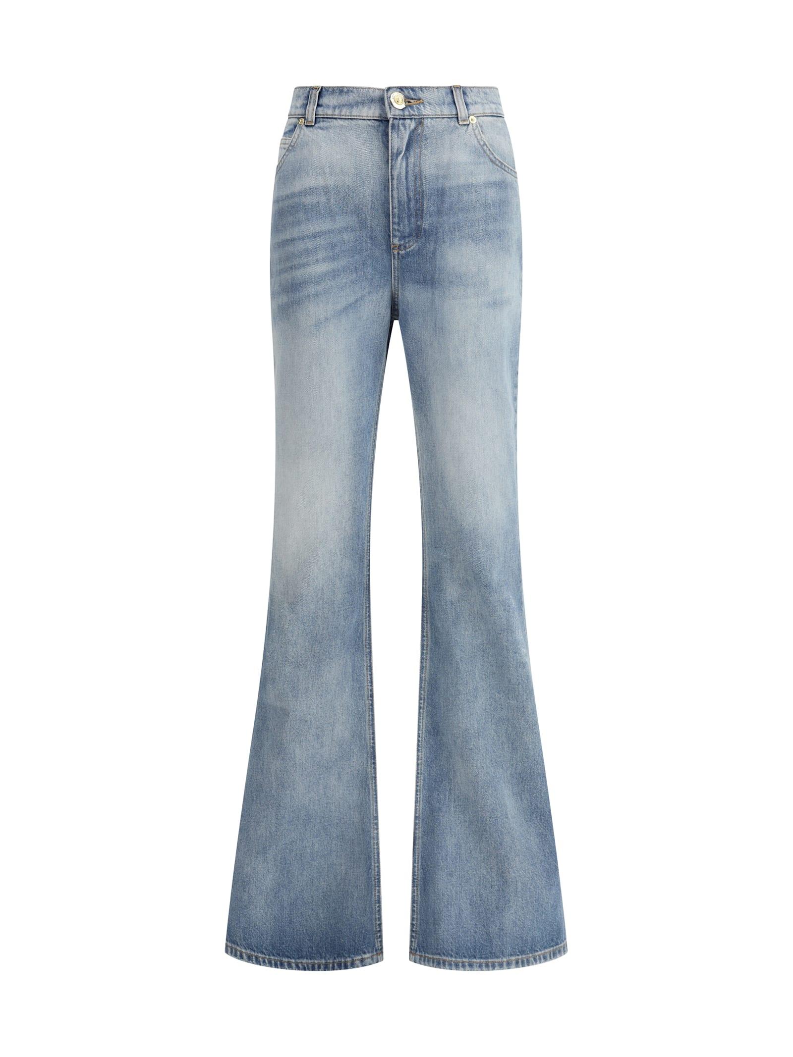 balmain flare jeans
