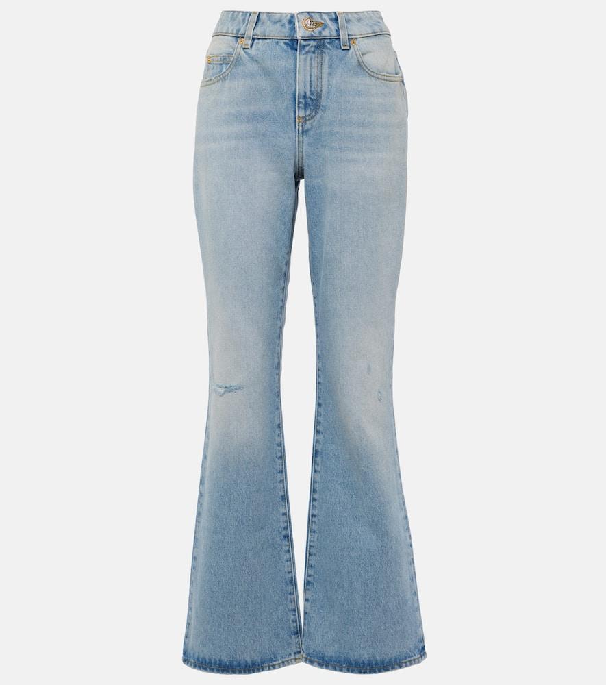 balmain flared jeans