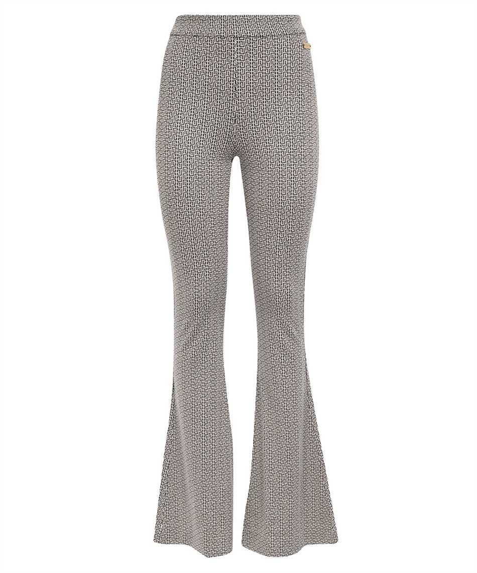 balmain flared trousers
