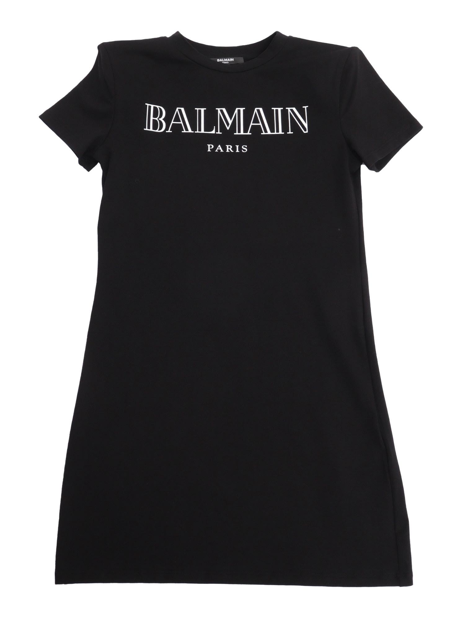 balmain jersey dress