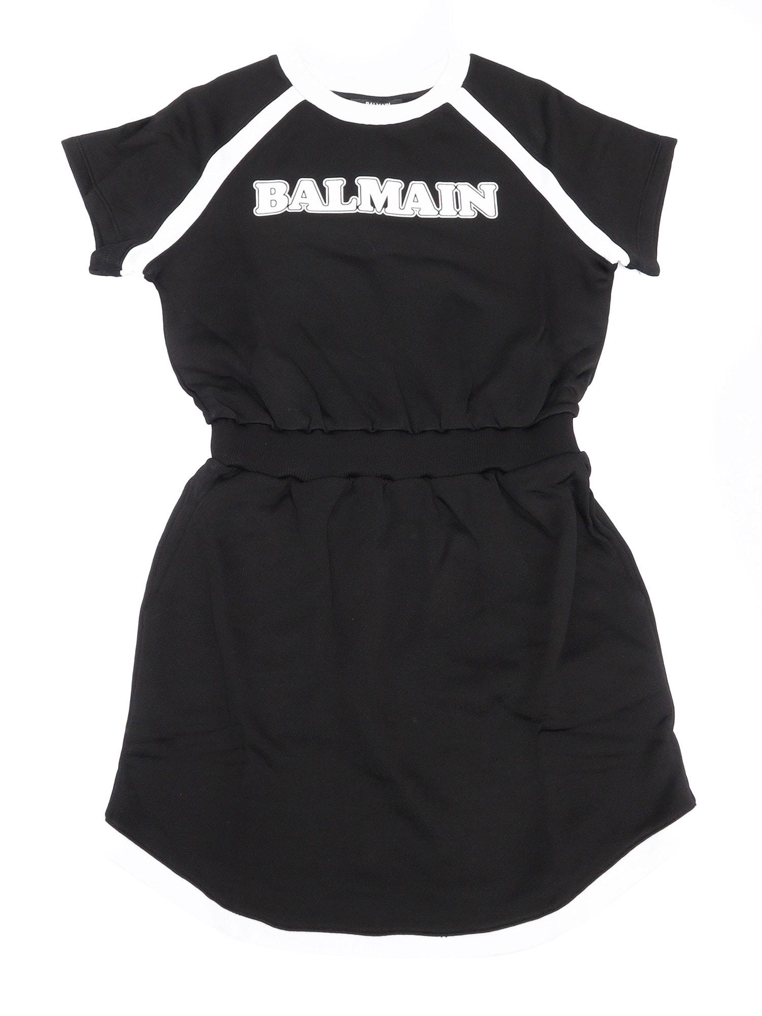 balmain jersey dress
