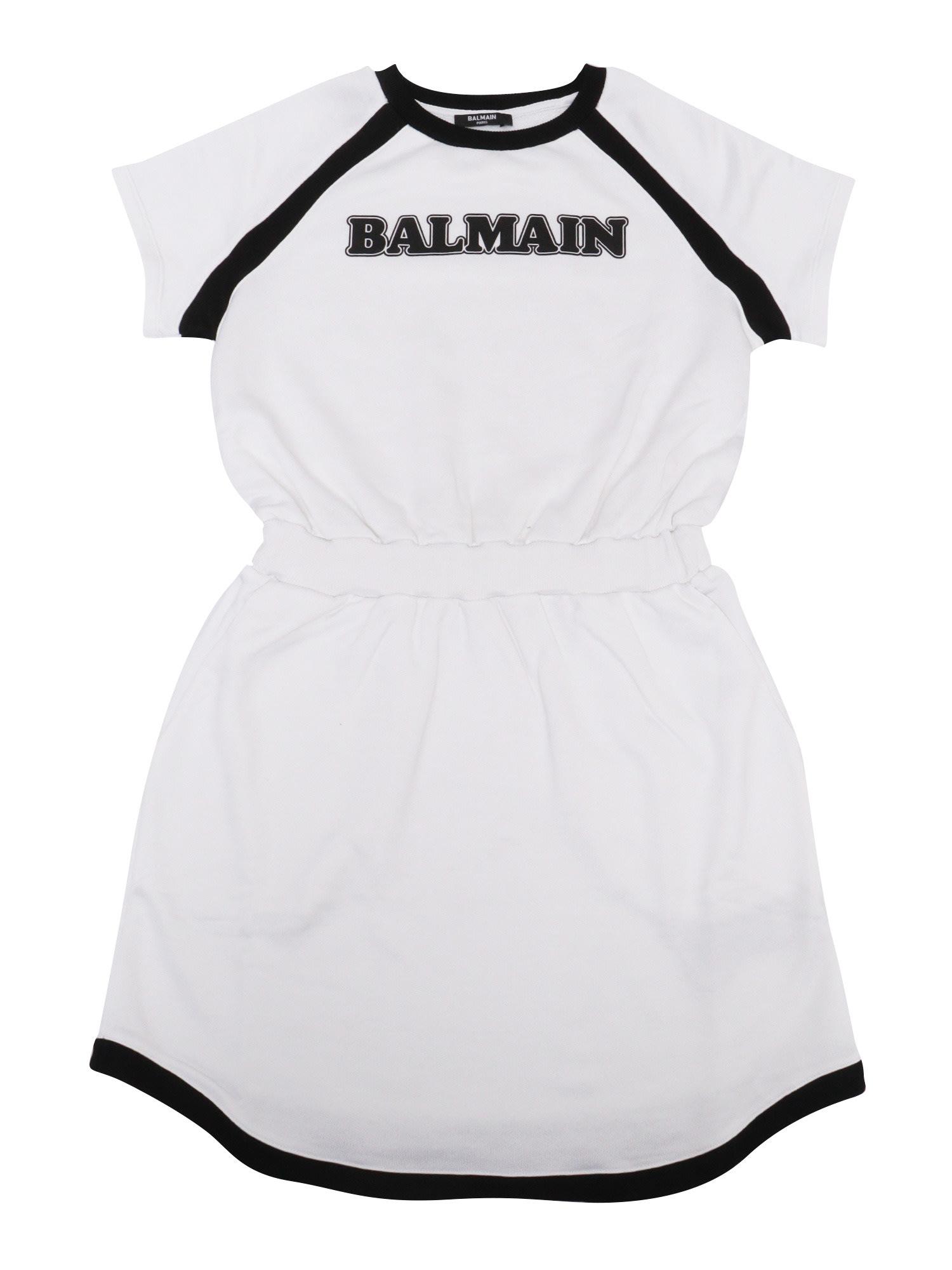 balmain jersey dress