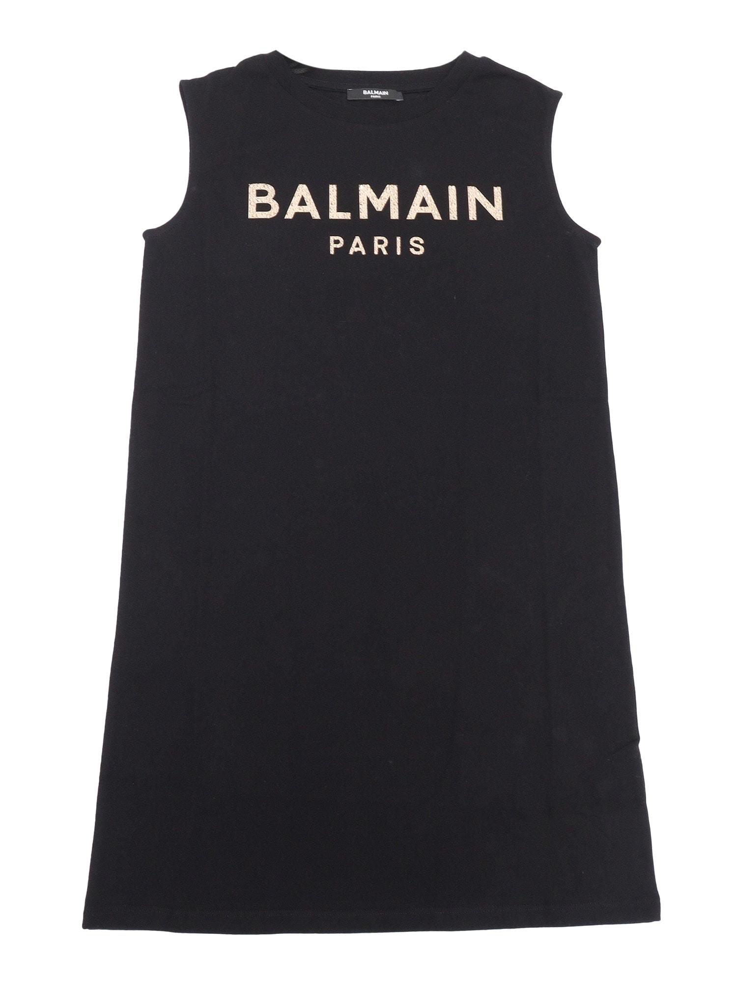 balmain jersey dress