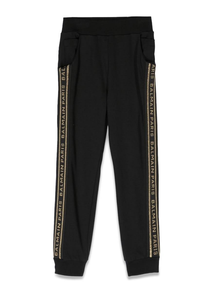 balmain jogger side logo band