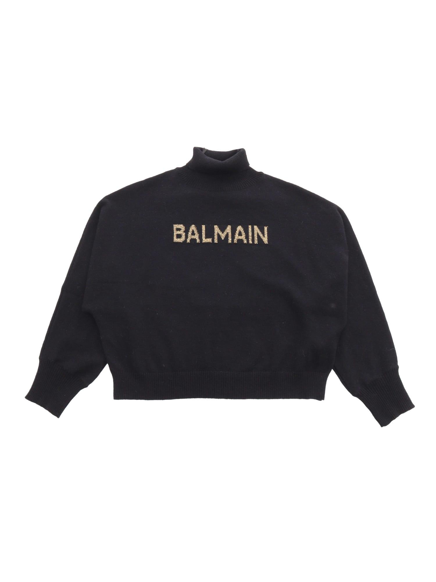 balmain knit top
