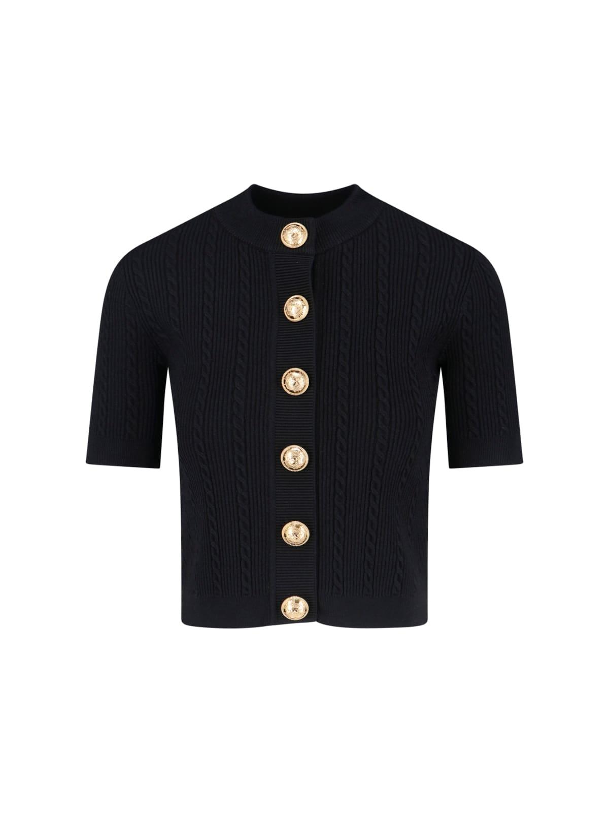 balmain knitted cardigan