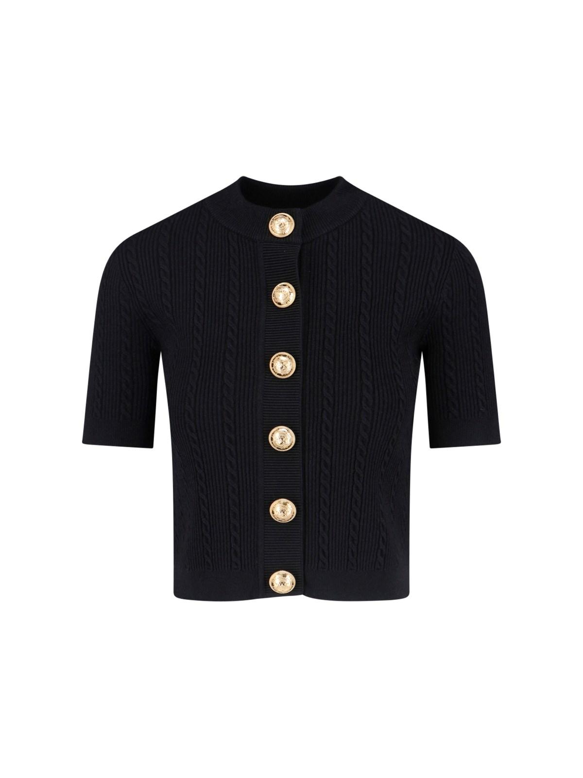 balmain knitted cardigan