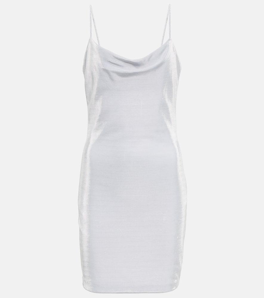 balmain metallic minidress