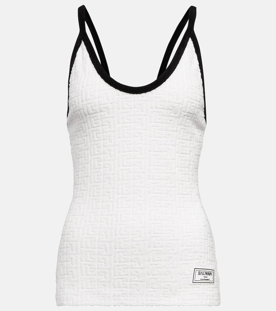 balmain monogram cotton