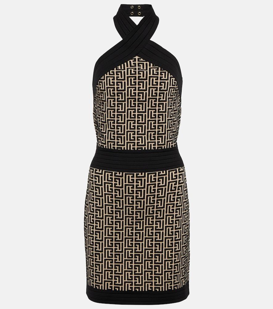 balmain monogram halter