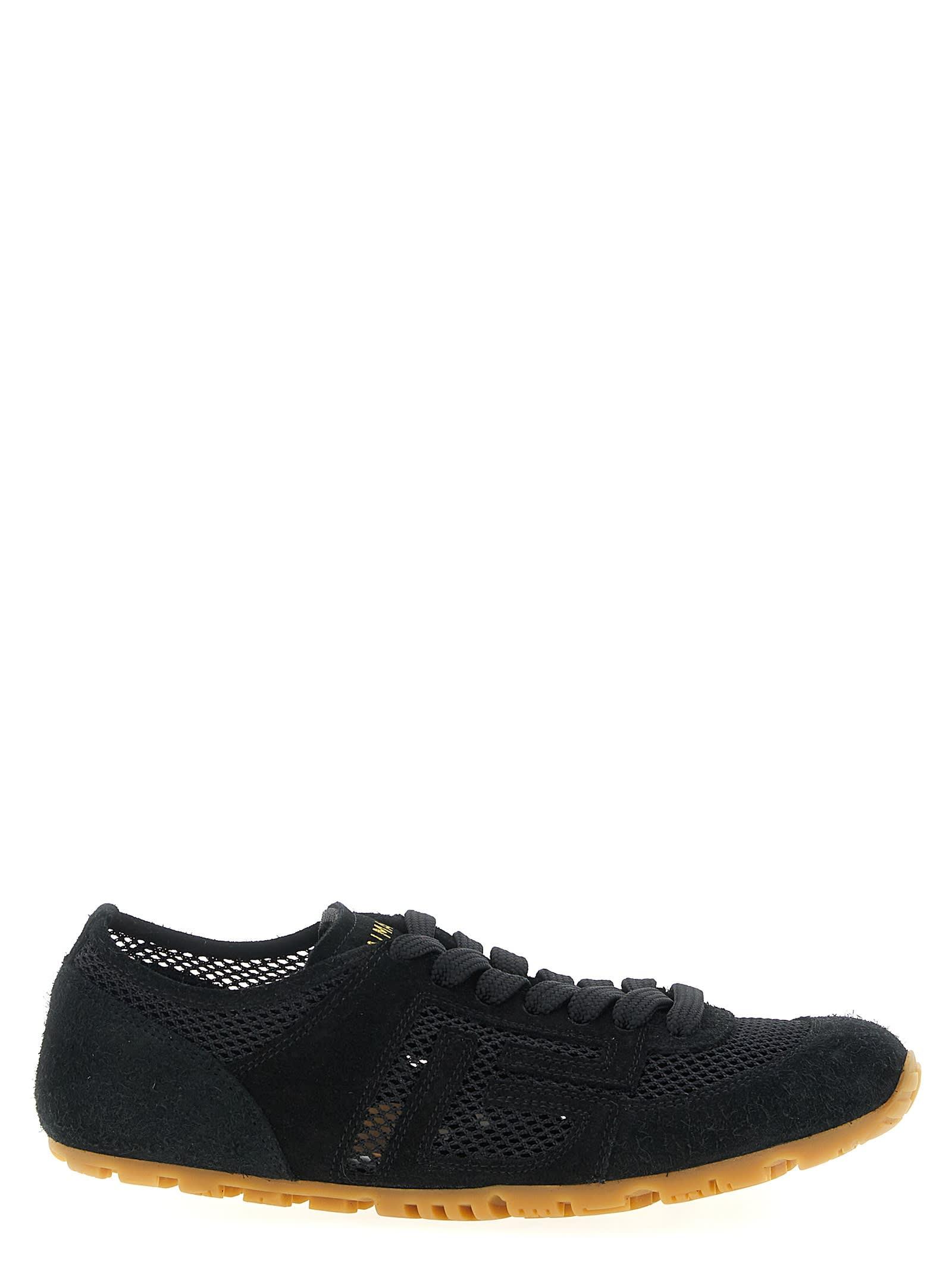balmain racer 45-suede sneakers