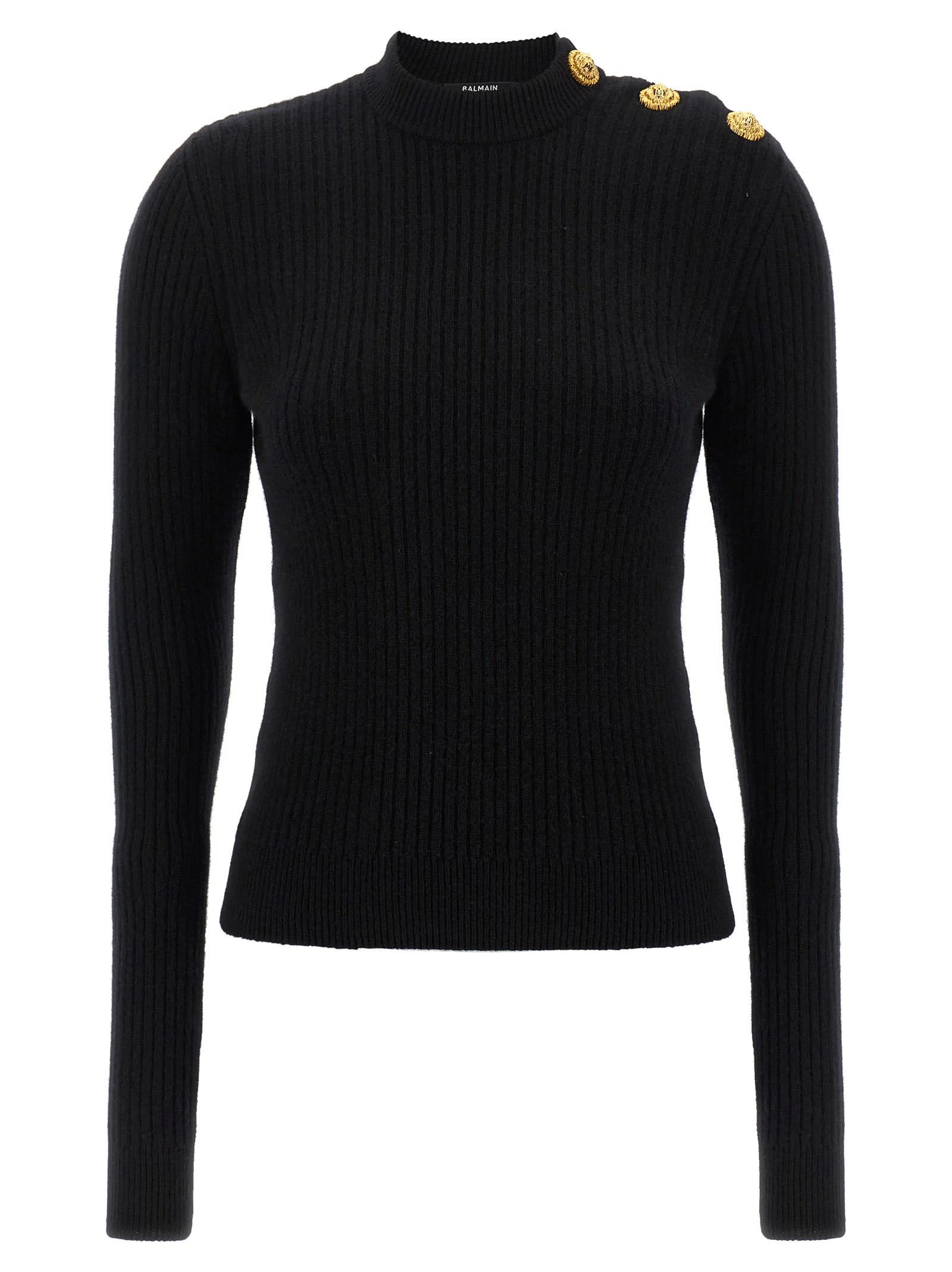 balmain ribbed sweater