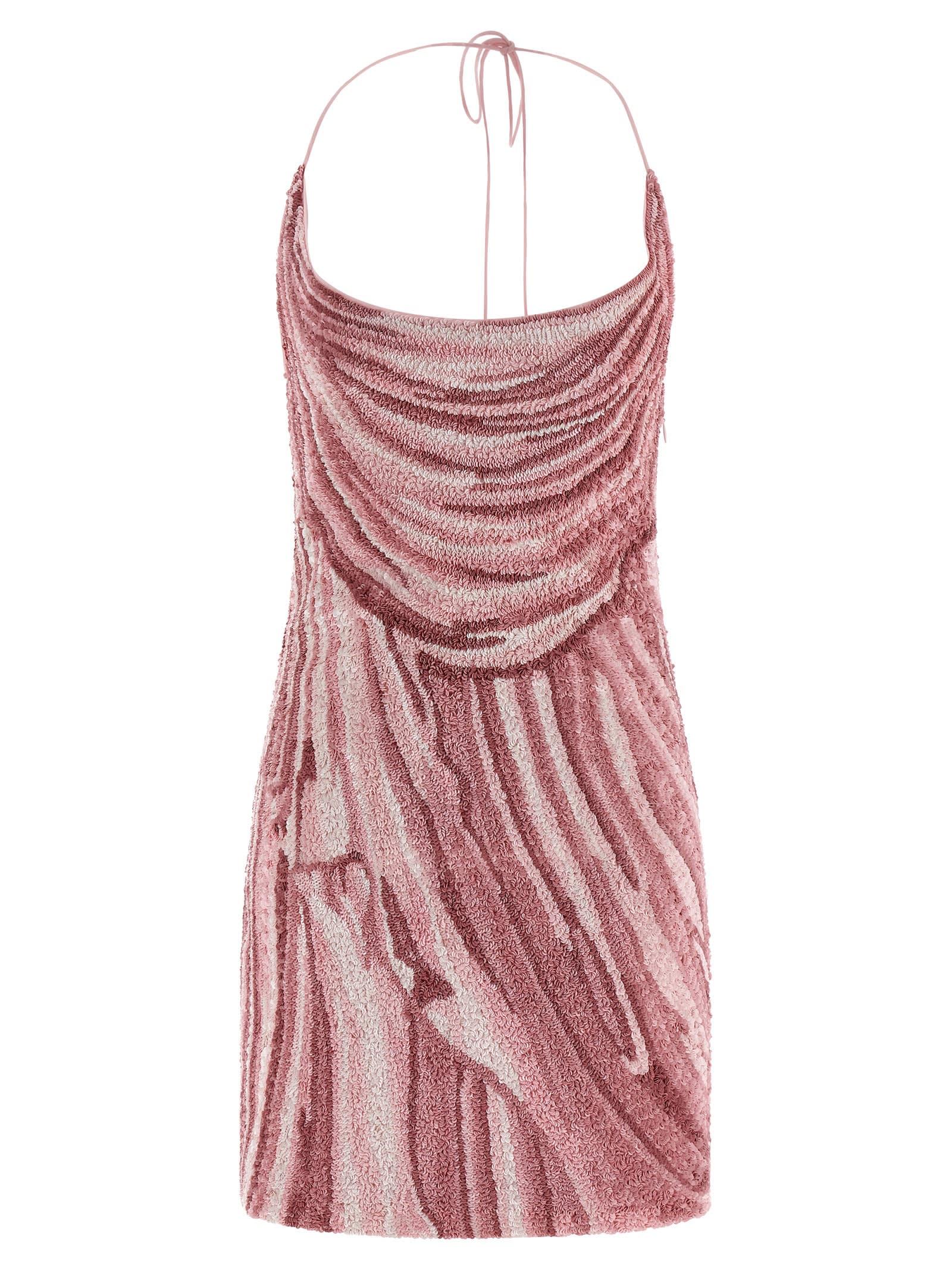 balmain sequin dress