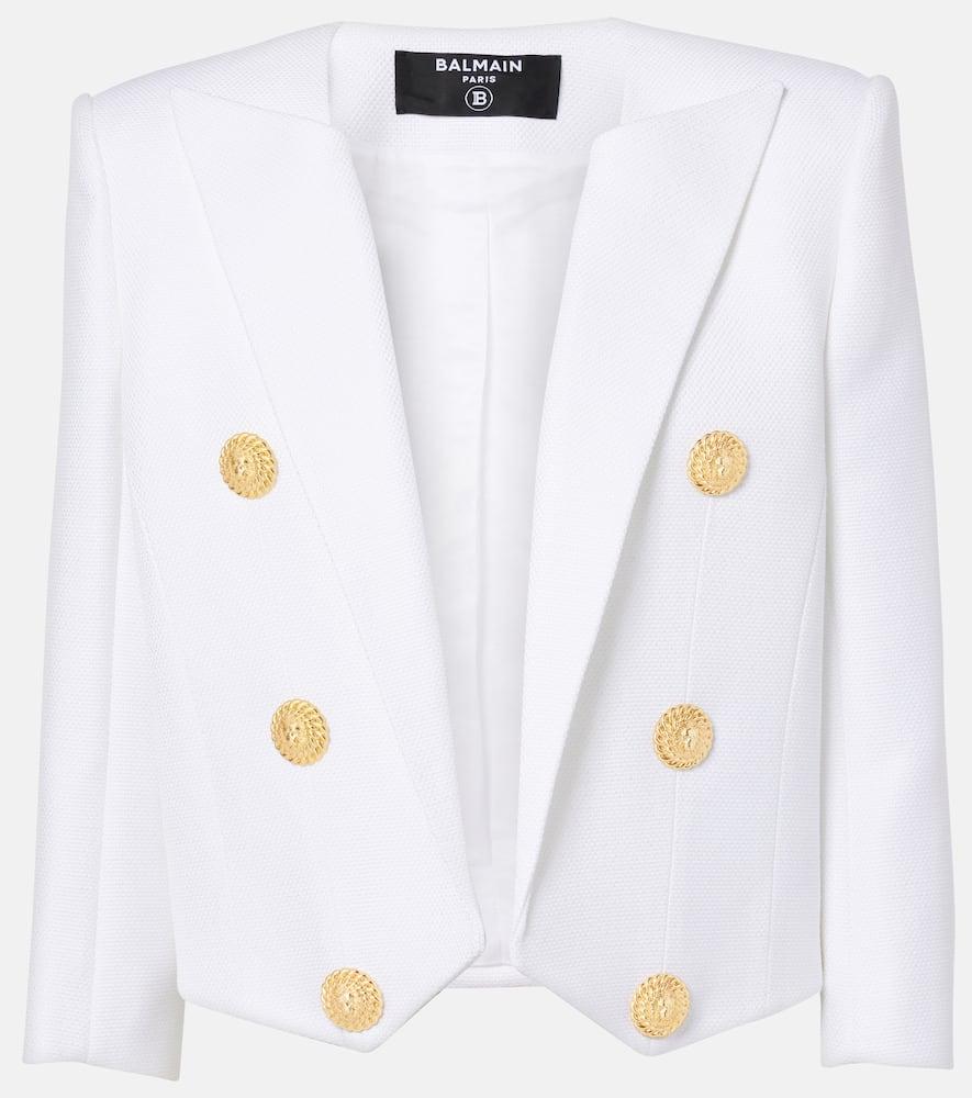 balmain side to side spencer jacket