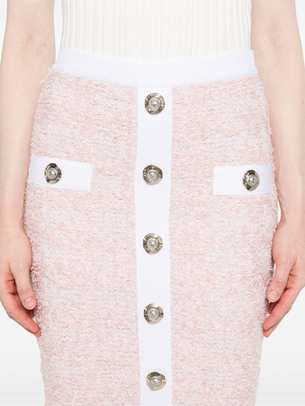 balmain skirts pink - women