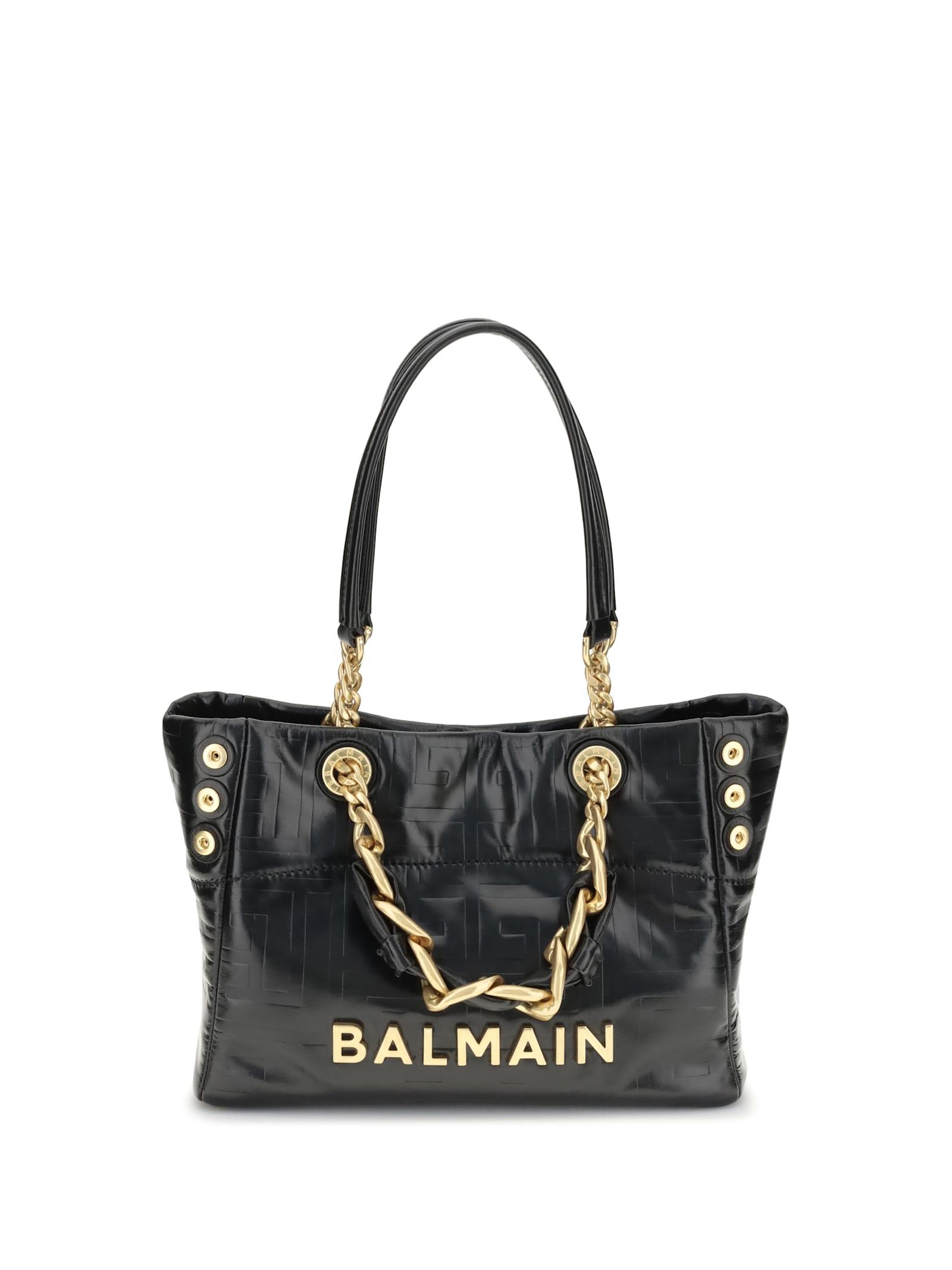 balmain small 1945 tote bag