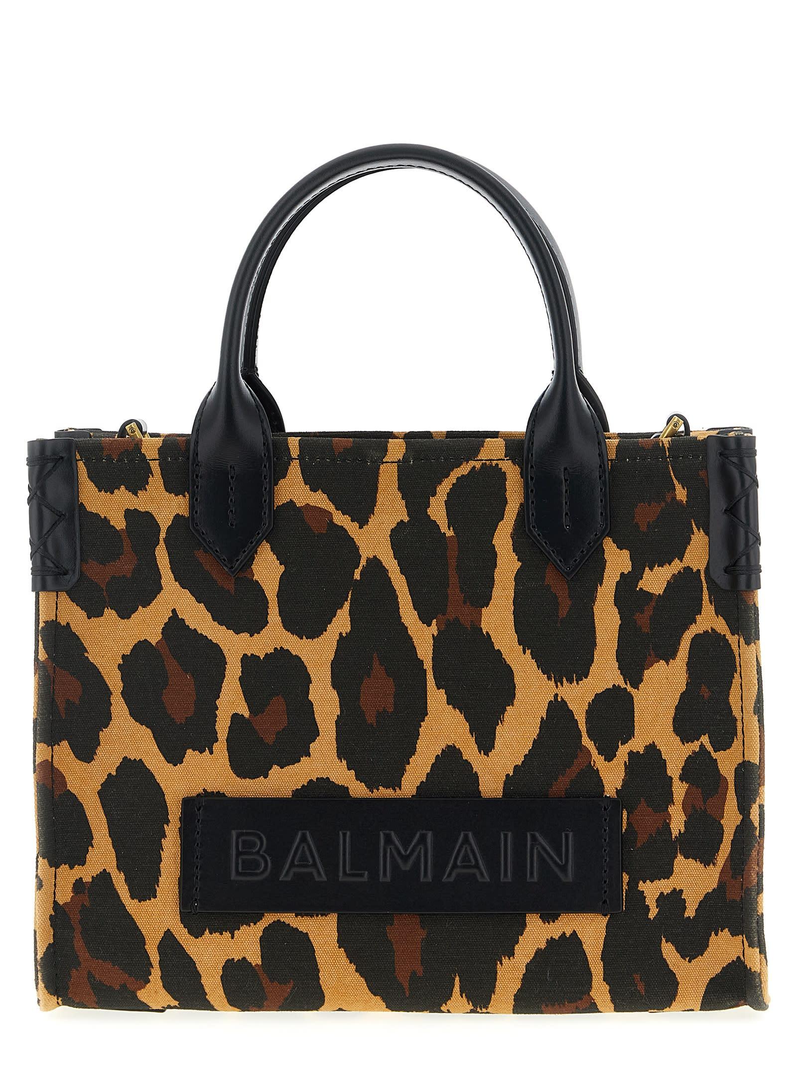 balmain small b-army shopping bag