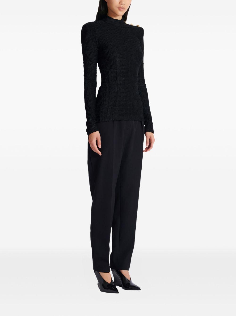 balmain sweaters black viscose - women