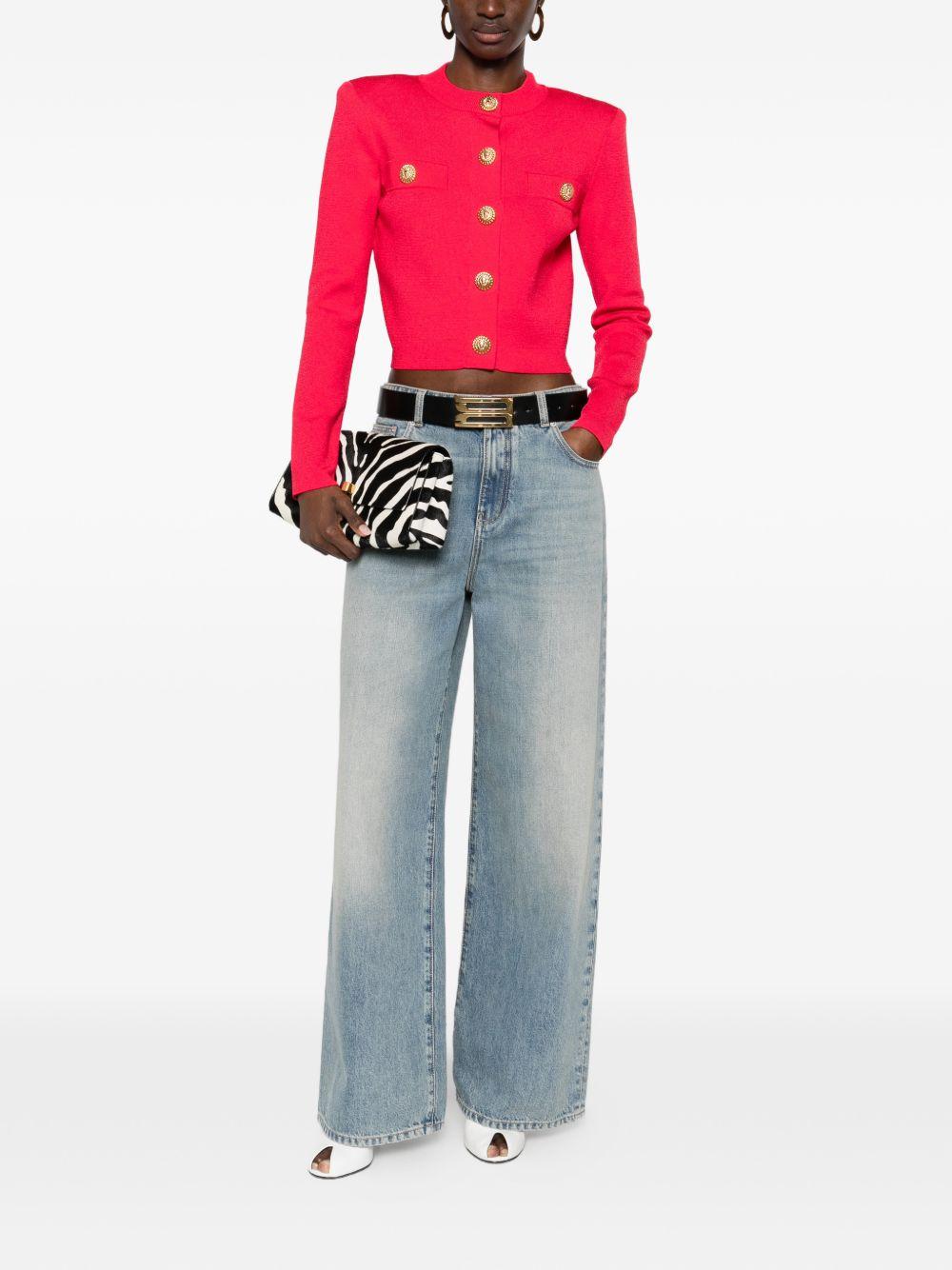 balmain sweaters fuchsia viscose - women