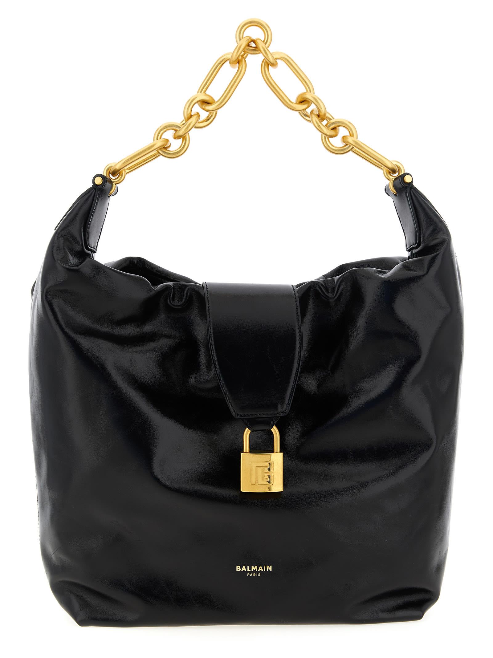 balmain sync hobo shoulder bag