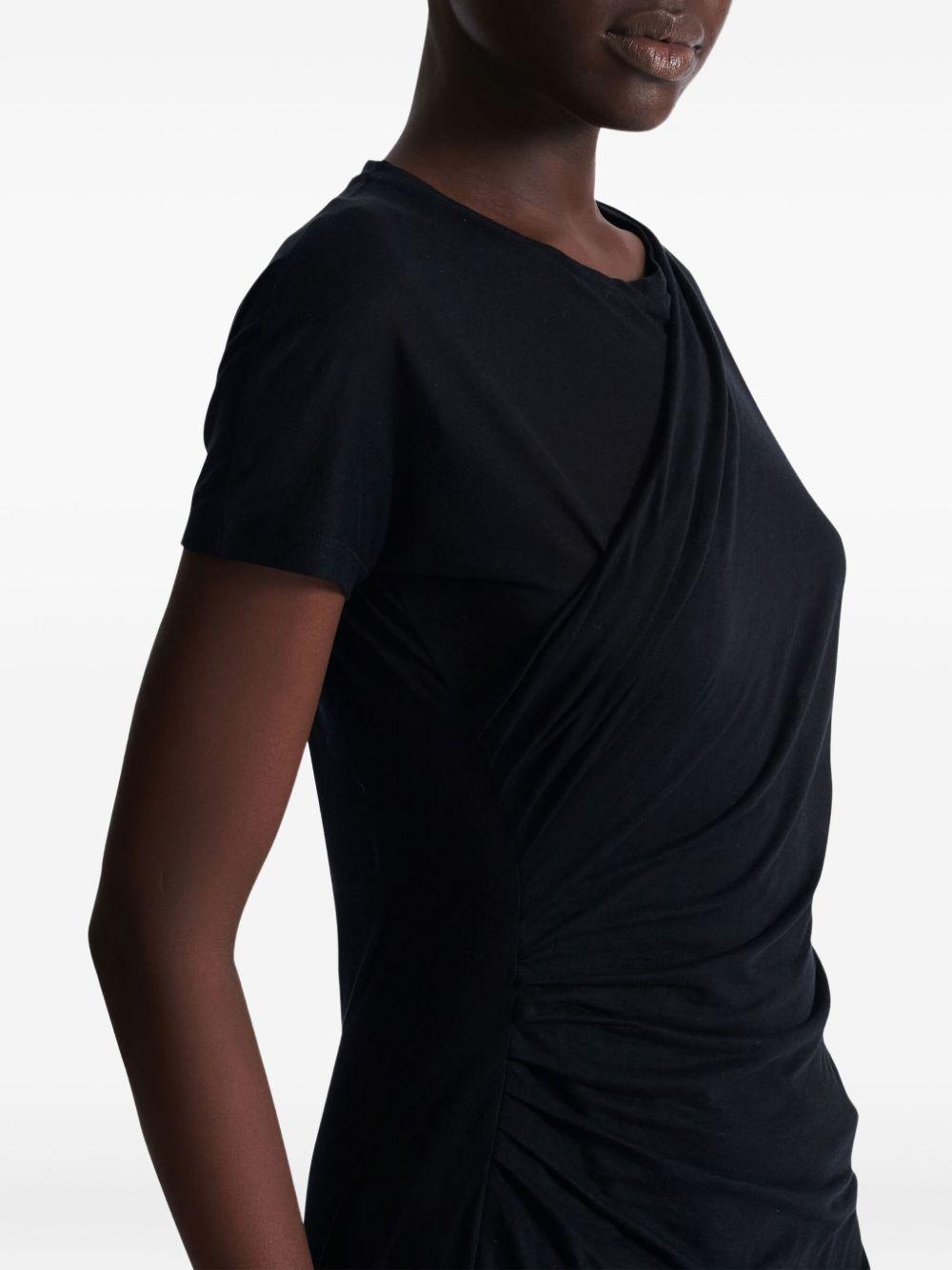 balmain t-shirts and polos black cotton - women
