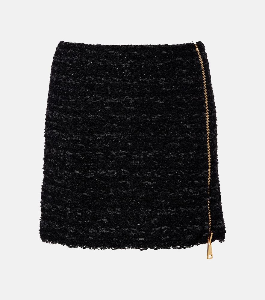 balmain tweed miniskirt