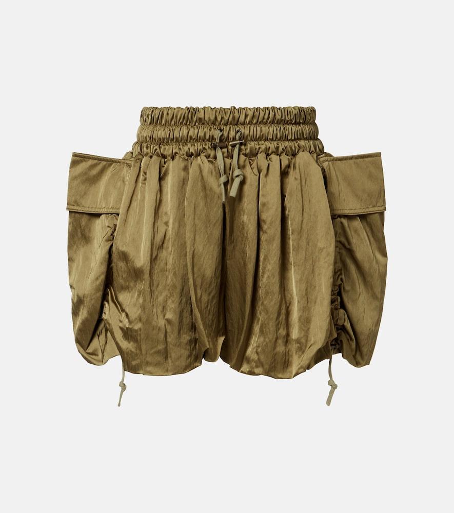 balmain twill cargo shorts