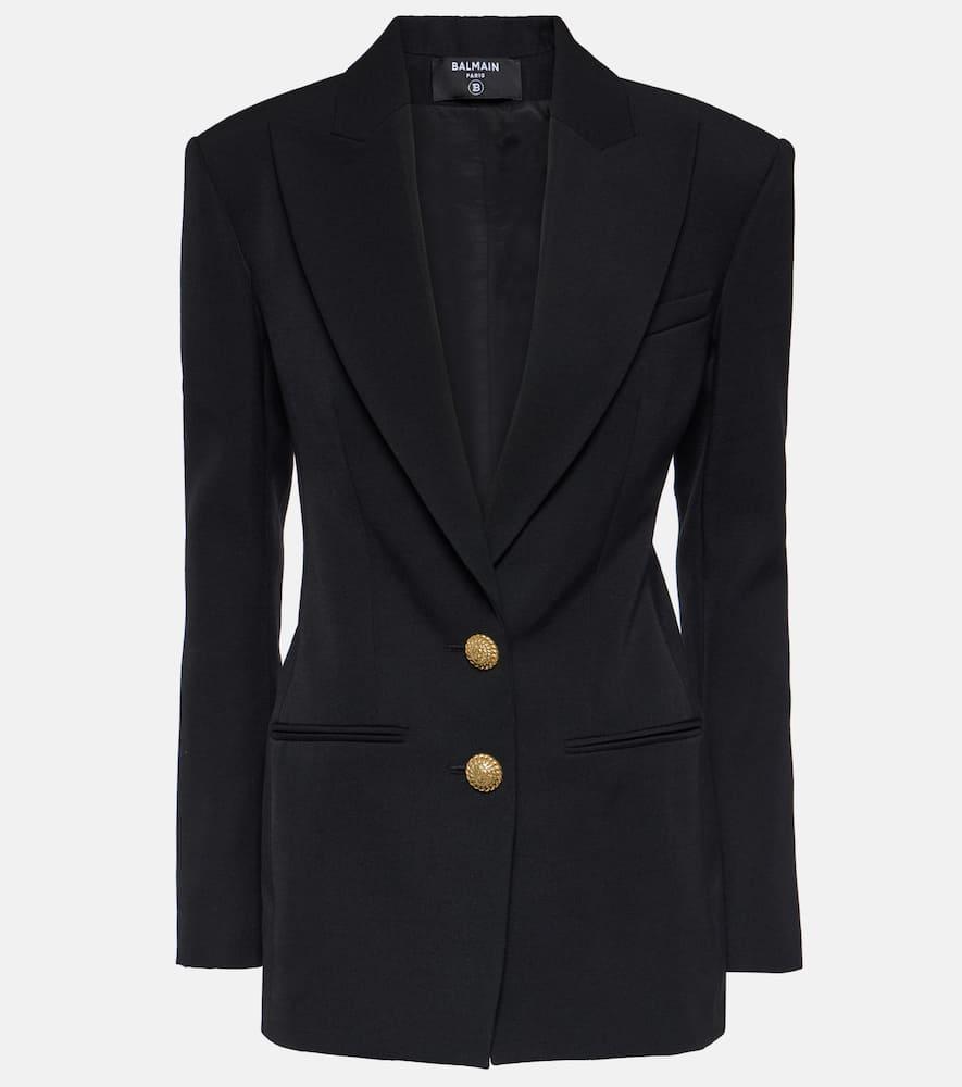 balmain virgin wool blazer