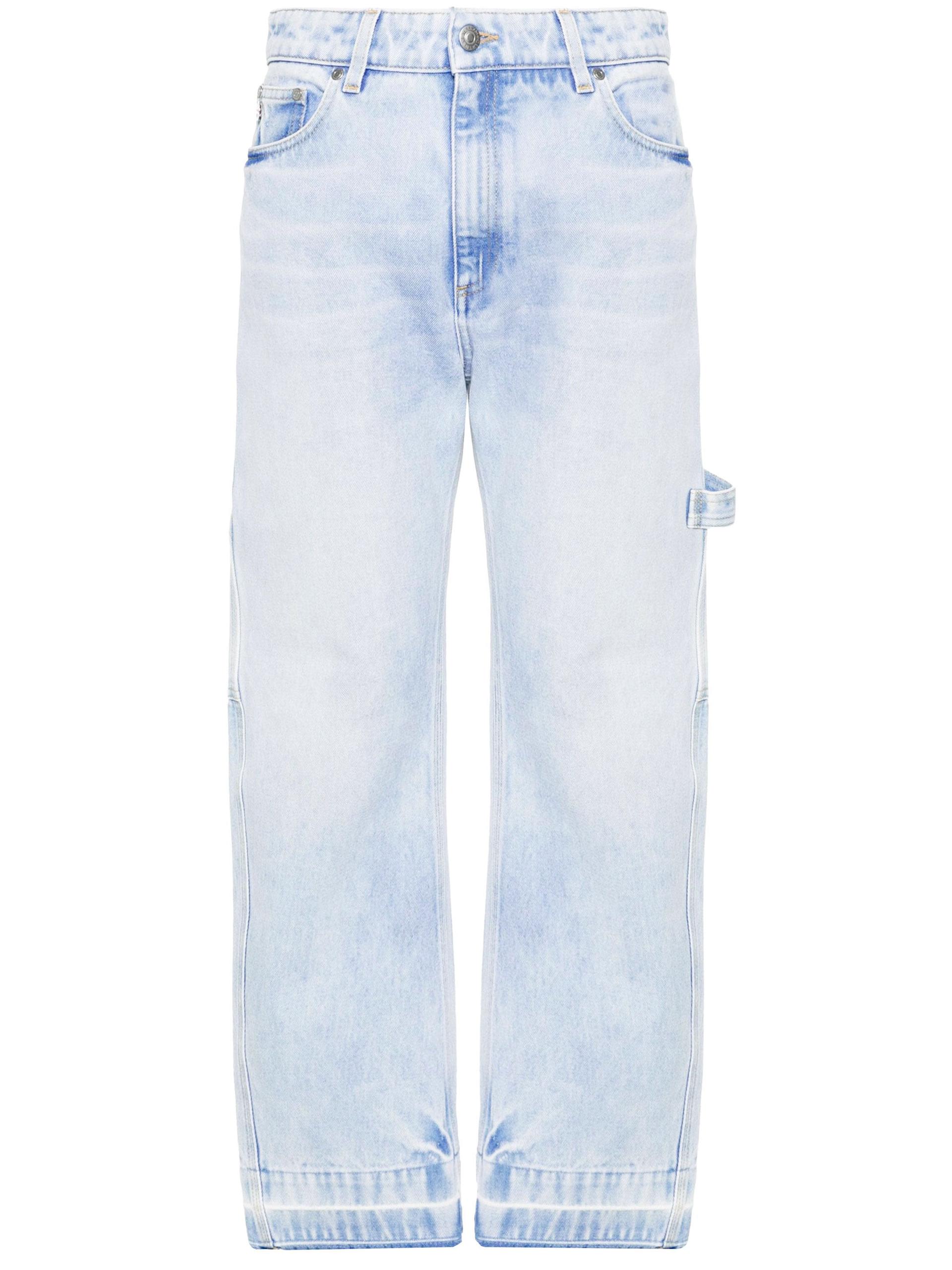 banana leg utility jeans