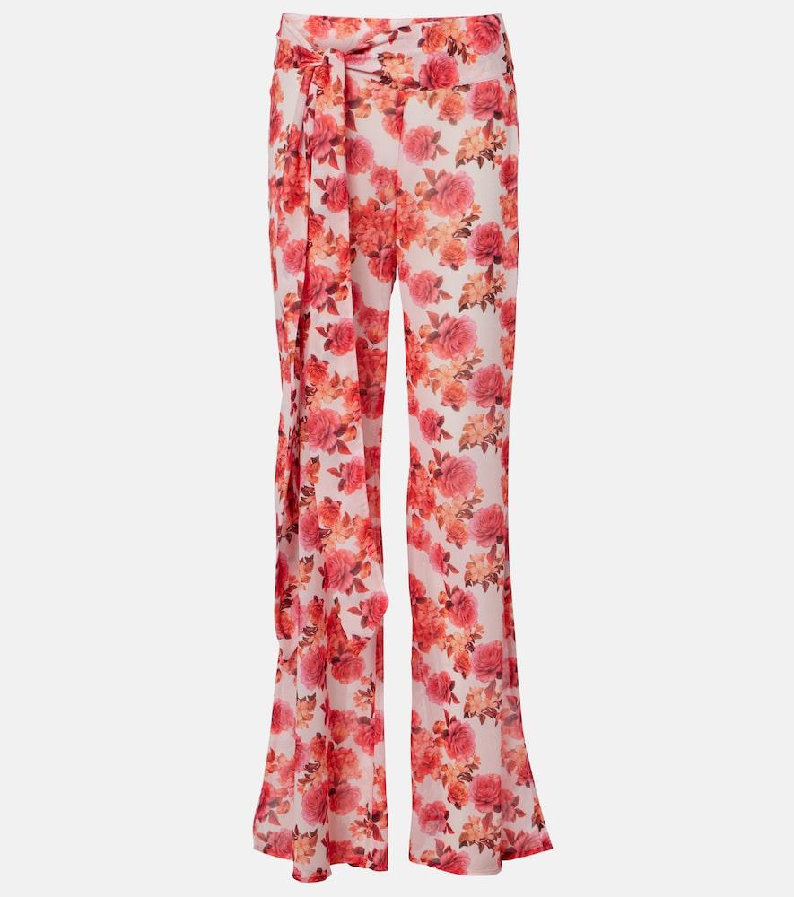 bananhot bowie floral flared pants