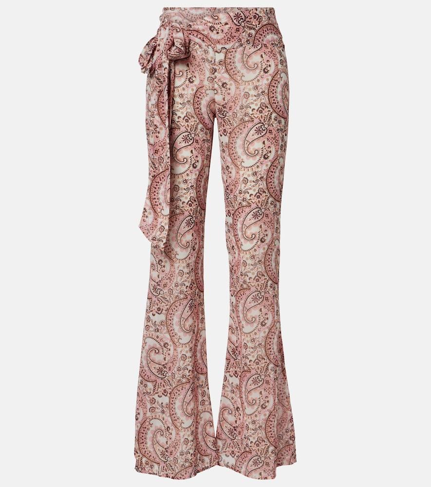 bananhot bowie paisley flared pants